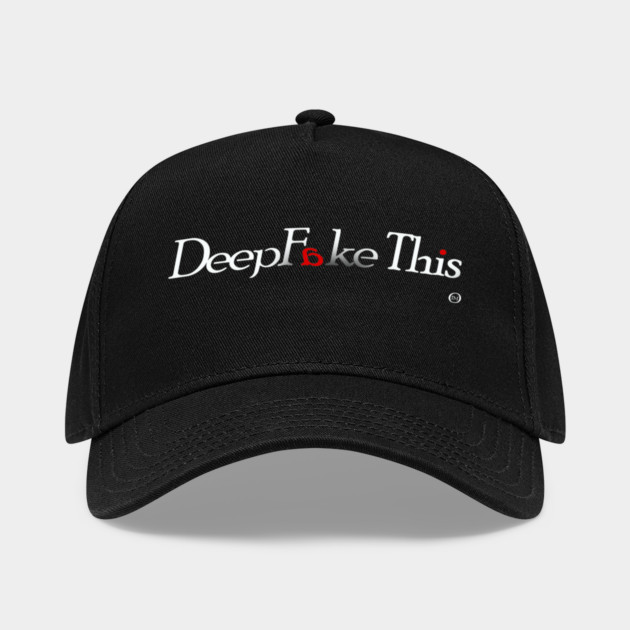 Black DeepFake This cap on TeePublic